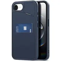 DUX iPhone 16e/17e Rafi II Magnetskal med kickstand och kortfack - Blå