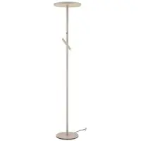 Orion Uplight Teide, dimbar, Creme / bärnsten, Vardagsrum / matsal, Aluminium / grå / zink, Modern, Golvlampa