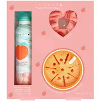 INUWET Gåvoset - Badskum/Badsvamp/Scrunchie - Peach - - One Size - Hygienartiklar