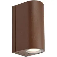 Markslöjd Alor Fasadlampa Corten Dubbel