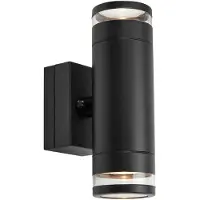 Markslöjd Luno Fasadlampa Svart Dubbel