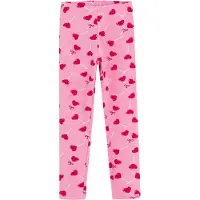 Cool Club Leggings rosa / körsbärsröd / vit