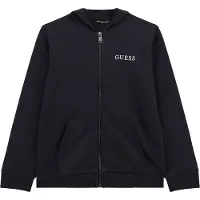 GUESS Sweatjacka marinblå / röd / off-white