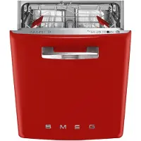 Smeg 50s Style Diskmaskin Med Tredje Hylla 13 Antal Platsinställningar