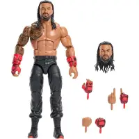 Mattel WWE Elite Collection Top Picks Roman Reigns-actionfigur och tillbehör, samlarset på 15,2 cm (stilen kan variera), 8 År, Multifärg, Plast
