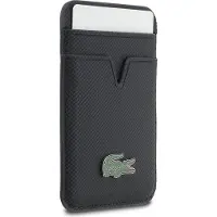 Lacoste Iconic Petit Pique magnetkortshållare - MagSafe-kompatibel - marinblå