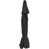 vidaXL Reservtyg för parasoll svart 515 cm