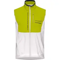Norrøna - Trail running kläder - Senja Aero90 Vest M Golden Lime Snow White för UnisexNylon - Storlek XL - Grön