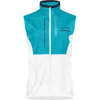Norrøna - Trail running-kläder dam - Senja Aero90 Vest W Brittany Blue Snow White för UnisexNylon - Storlek M - Blå