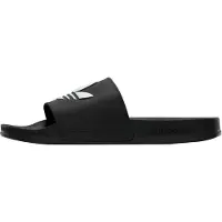 Adidas Originals Pantolette 'Adilette' svart / vit
