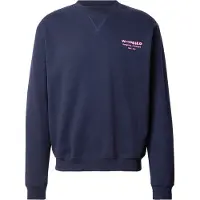 Woodbird Sweatshirt 'Cane Wok' mörkblå / pitaya