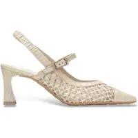 Hispanitas för kvinnor. RHV264671 Giorgia beige skor (38), 5 till 8 cm, Spänne, Casual, Parti, Klassisk