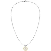 Tommy Hilfiger Gold Plated Nautical Pendant Rope Chain Necklace