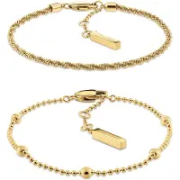 Calvin Klein 2 -Piece Layered Bracelet Set