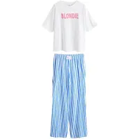 Next Pyjamas blå / rosa / vit