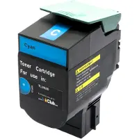 Inkclub Tonerkassett, ersätter Lexmark C540H1CG, cyan, 2.000 sidor