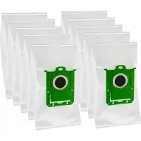 Premium Dammsugarpåsar, syntetfiber, 10st. + motorfilter