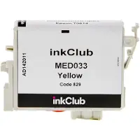 Inkclub Bläckpatron gul, ersätter Epson T0614