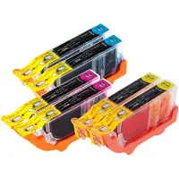 Inkclub Multipack, 6 bläckpatroner, 2x(C/M/Y)