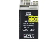 Inkclub Bläckpatron, ersätter Epson 27XL, svart, 1.100 sidor