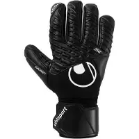 Uhlsport Målvaktshandske Fangmaschine CyberTec Supersoft HN Night Edition - Svart/Vit, storlek 9