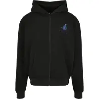 Mister tee Grid Head Butterfly Oversize Tröja Med Huva