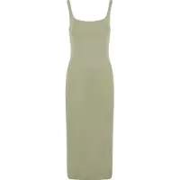 Urban Classics Basic Long Cotton Jersey ärmlös Klänning