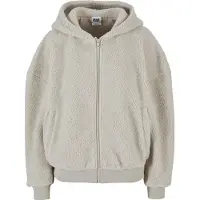 Urban Classics Oversized Sherpa Sweatshirt Med Dragkedja