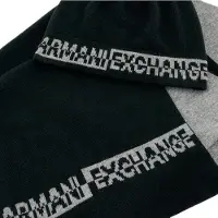 Armani Exchange herrhalsduk med signaturmotiv