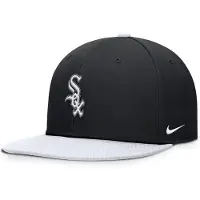 Nike Mlb Chicago White Sox Youth Dri-fit Pro Structured Square Bill Junior Keps