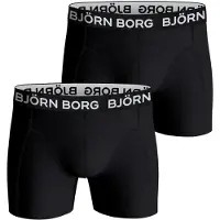 Björn Borg Boxershorts - 2-pack - Svart - - 9-10 år (134-140) - Boxershorts