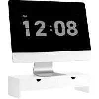 SoBuy Laptopställ & Förvaringsbox vit BBF02-W