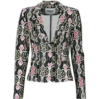 ONLY Jackor / Blazers ONLPOPTRASH L/S AOP BLAZER kvinnor - Svart - EU M