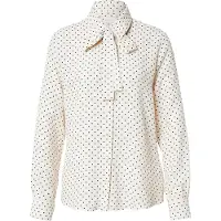 Seidensticker Blus 'The Statement Prints' elfenben / svart