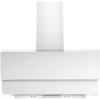 Silverline MILANO SL 3490-90 HV - Kåpa - vinklad skorsten - bredd: 89.6 cm - djup: 39 cm - utsug och återcirkulering (-) - utan motor - vit