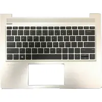 HP - Ersättningstangentbord för bärbar dator - brittisk - med övre skydd - för ProBook 430 G6 Notebook, 430 G7 Notebook