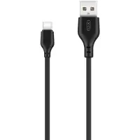 XO NB103 USB-A till USB-C laddningskabel - 2.1A, 1m - Svart
