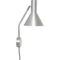 Frandsen Vägglampa Lyss, Aluminium / grå / zink, Vardagsrum / matsal, Aluminium / grå / zink, Design, Vägglampa, vägglampa inomhus