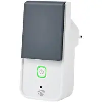 Nedis Wi-Fi Smart Outdoor Plug - Smart kontakt - trådlös - Wi-Fi - 2400 - 2483.5 Mhz - vit