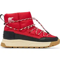 Sorel Women's Whitney III Slip-On Waterproof Bright Red, Black