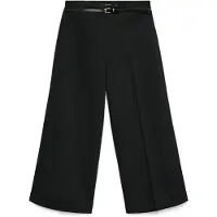 Vero Moda Pressveckad byxa 'VMElma' svart