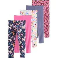 Next Leggings marinblå / björnbär / rosa / vit