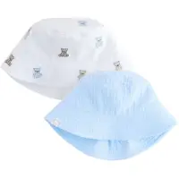 Next Hatt ljusblå / choklad / vit