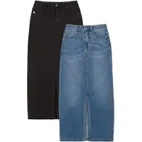 Friends Like These Kjol blå denim / svart