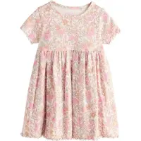Next Klänning beige / ecru / brun / rosa