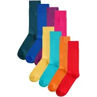 Next Sockor blå / aqua / gul / gran / lila / orange / rosa / röd