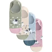 Next Ankelsockor kräm / himmelsblå / oliv / gammalrosa