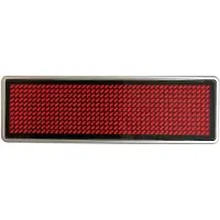 SHE Shenzhen LeSun LED-namnskylt röd 44 x 11 pixel (B x H x D) 93 x 30 x 6 mm 125906