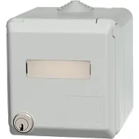 MENNEKES 4162, 3P, Skruvar, Grå, IP44, 230 V, 16 A