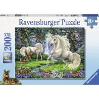 Ravensburger Pussel - 200 Delar - Mystical Unicorns - - One Size - Pussel